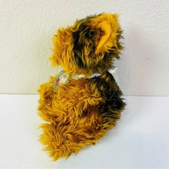 Victoria’s Secret Terrier Yorkie Puppy Max W/ Beaded Photo Frame Collar 8” - Picture 2 of 8